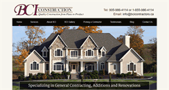 Desktop Screenshot of bciconstructioncontractors.com